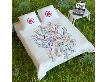 Постельное белье Карта метро