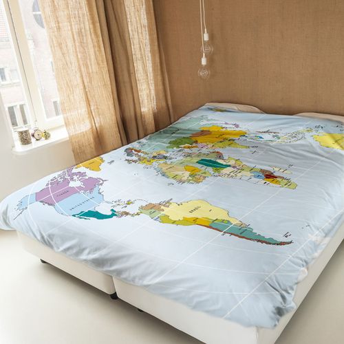Постельное белье Карта мира
